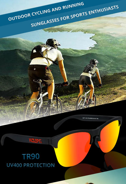 Sonnenbrille Lifestyle Fahren TR90 halbrandlos ultraleicht polarisiert Unisex