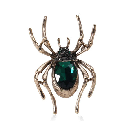 Brosche Spinne Insekt Retro Legierung Kragen Urlaub Zubehör Damen
