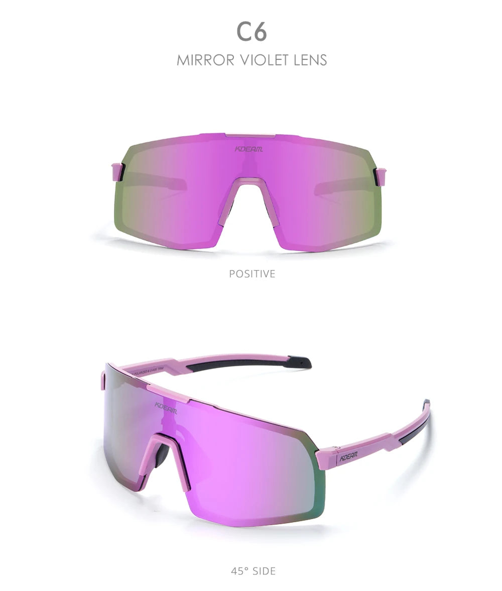 Sonnenbrille Sport TR90 polarisiert UV400 Laufen Angeln Outdoor Herren