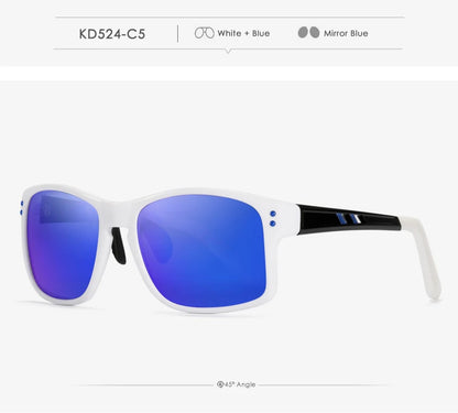 Sonnenbrille Sport TR90 polarisiert rechteckig XL Fahren Damen Herren