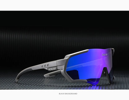 Sonnenbrille Sport TR90 polarisiert Flash-Beschichtung Outdoor Herren