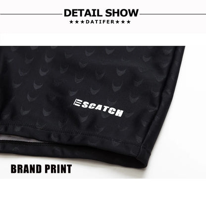 Herren-Badeshorts aus Polyester mit herausnehmbarem Polster – sexy und in großen Größen erhältlich, ideal für Sport und Strand.