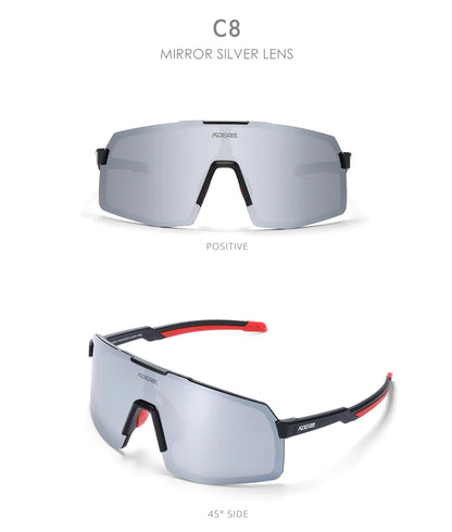 Sonnenbrille Sport TR90 polarisiert UV400 Laufen Angeln Outdoor Herren