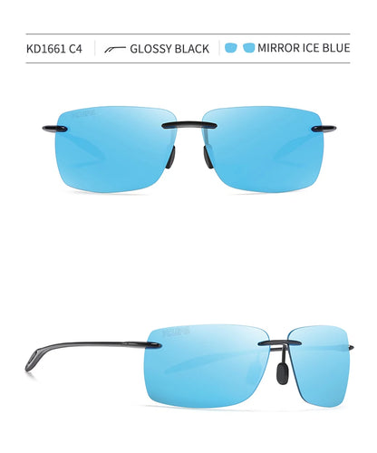 Sonnenbrille Sport TR90 leicht Laufen Fahren Karabiner-Etui Herren