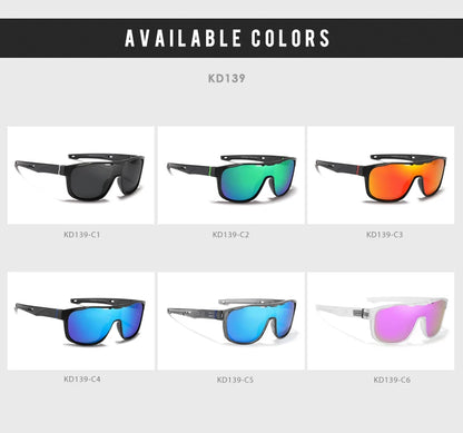 Sonnenbrille Einteiler polarisiert Spiegel winddicht Cat.3 Sport Herren