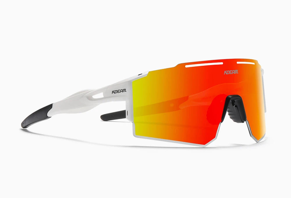 Sonnenbrille Sport TR90 polarisiert 1,2mm Glas Gummisteg winddicht Herren