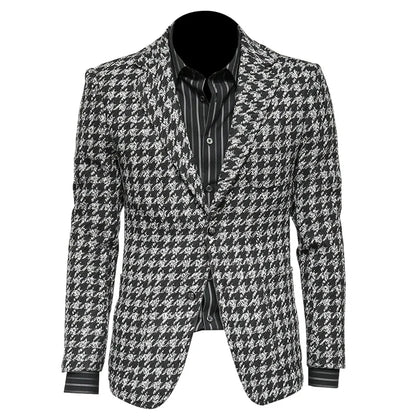 Leichter Herren-Anzug aus Baumwolle und Leinen mit Blazer und Hose – ideal für Sommerhochzeiten und Businessanlässe in Beige, Größe 3XL