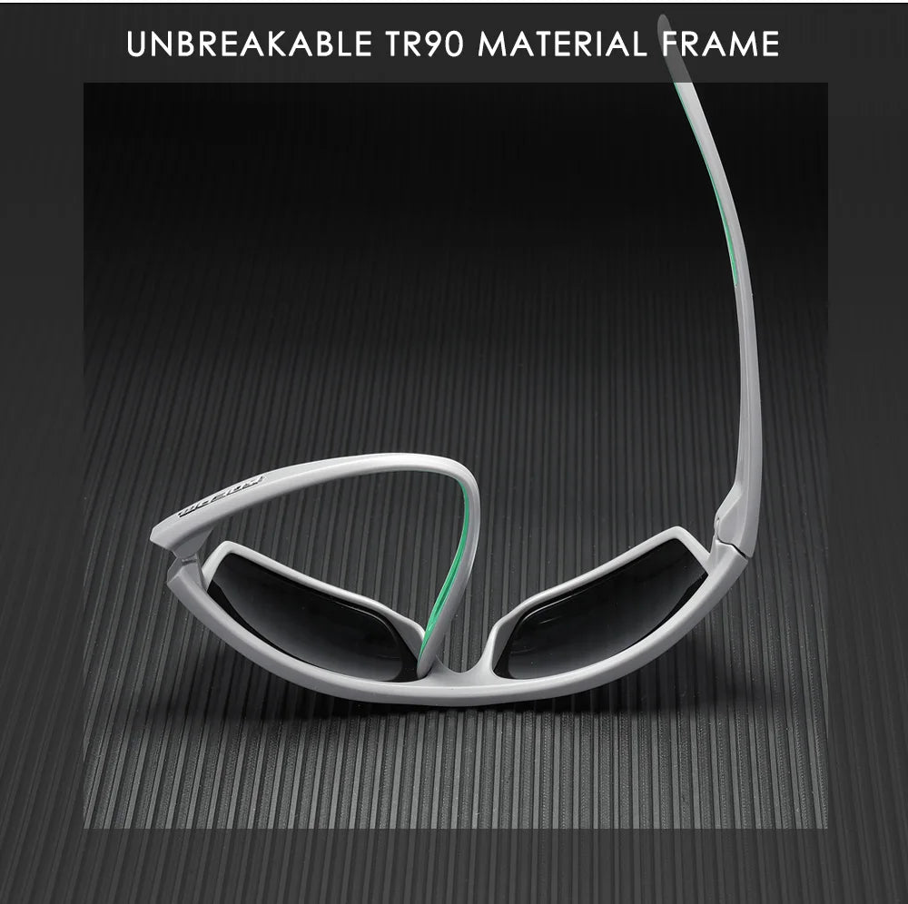 Sonnenbrille quadratisch polarisiert 65mm Outdoor Angeln Sport Herren