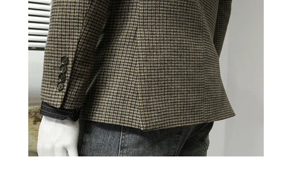 Leinen Herren Anzugset mit Blazer und Hose – ideal für Hochzeit, Sommer und Business in Weiß und Beige