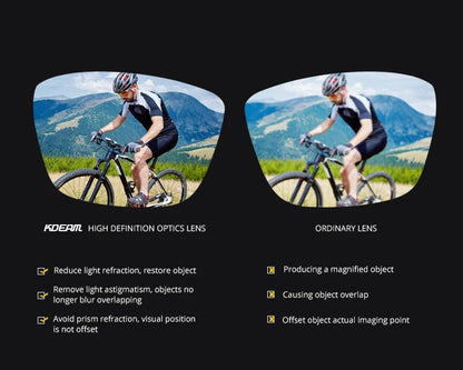 Sonnenbrille Outdoor antireflektierend polarisiert Erdnuss-Box Herren Damen