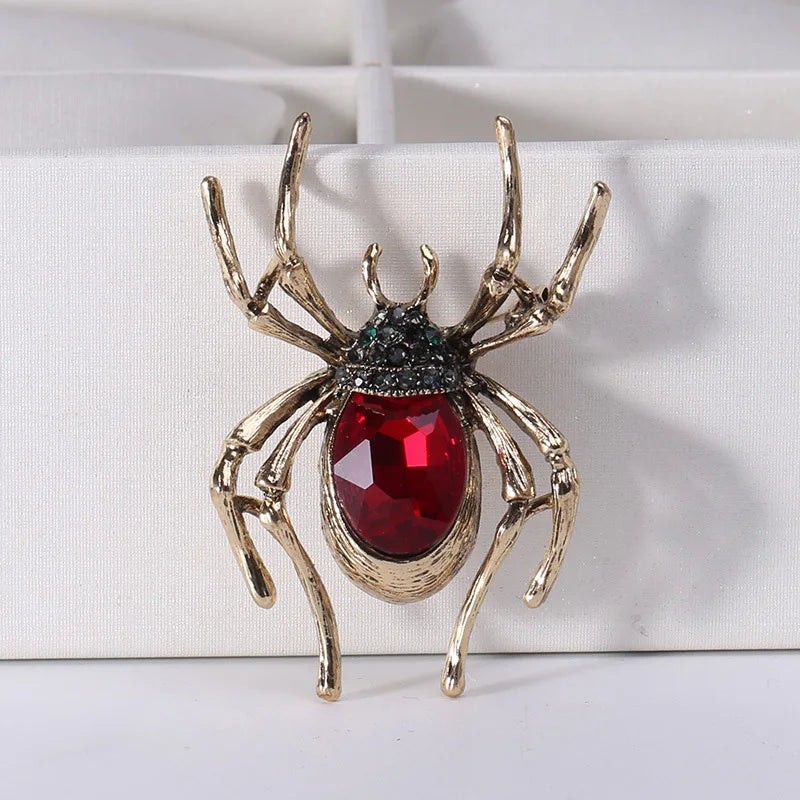 Brosche Spinne Insekt Retro Legierung Kragen Urlaub Zubehör Damen