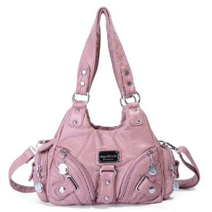Damen-Handtasche mit Top-Griff und Mehrfachinnenfächern für Alltag und Freizeit Leichtgewichtig
