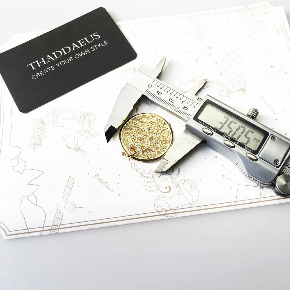 Damen-Charm-Anhänger Blumen Ornament Böhmen Seele aus Sterlingsilber