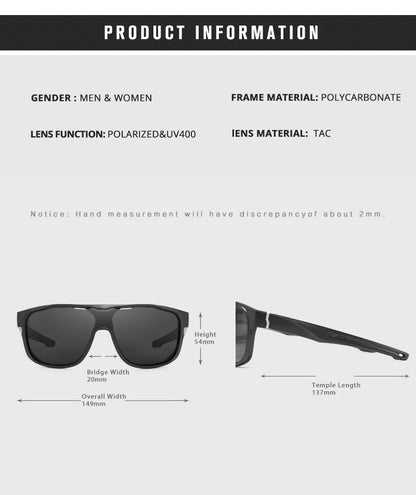 Sonnenbrille Einteiler polarisiert Spiegel winddicht Cat.3 Sport Herren