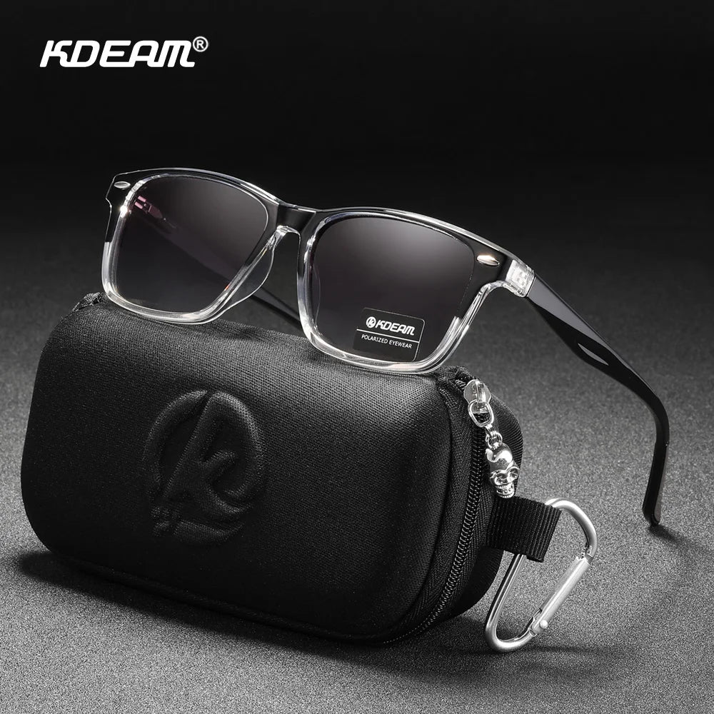 Sonnenbrille Sport TR90 Farbverlauf polarisiert 100% UV Angeln Herren