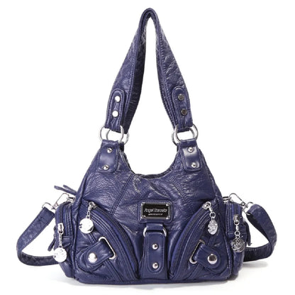 Damen-Handtasche Rosa Mit Reißverschluss Und Mehrfach-Innentaschen Für Alltag Und Freizeit