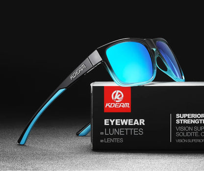 Sonnenbrille quadratisch photochrom polarisiert rutschfest Outdoor Unisex