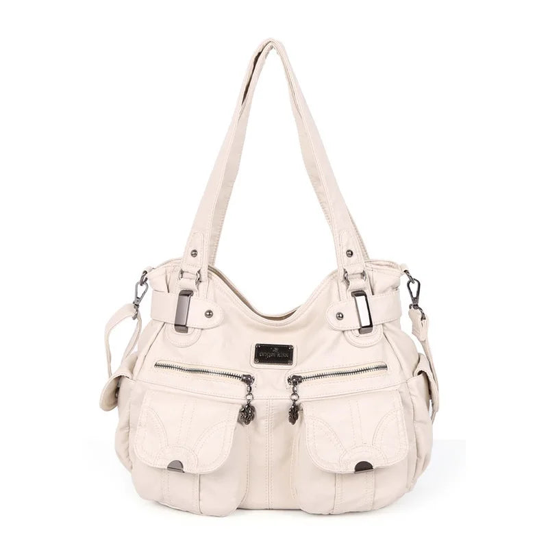 Damen-Handtasche Multifunktionale PU-Tasche Großes Fassungsvermögen Alltagsbegleiter