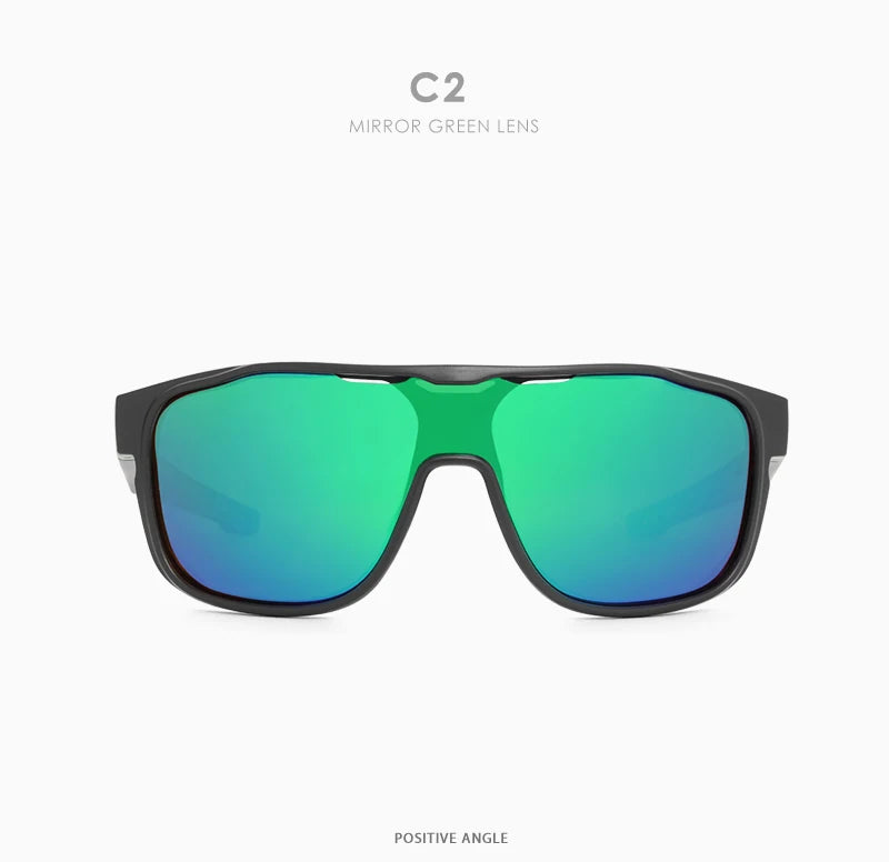 Sonnenbrille Einteiler polarisiert Spiegel winddicht Cat.3 Sport Herren