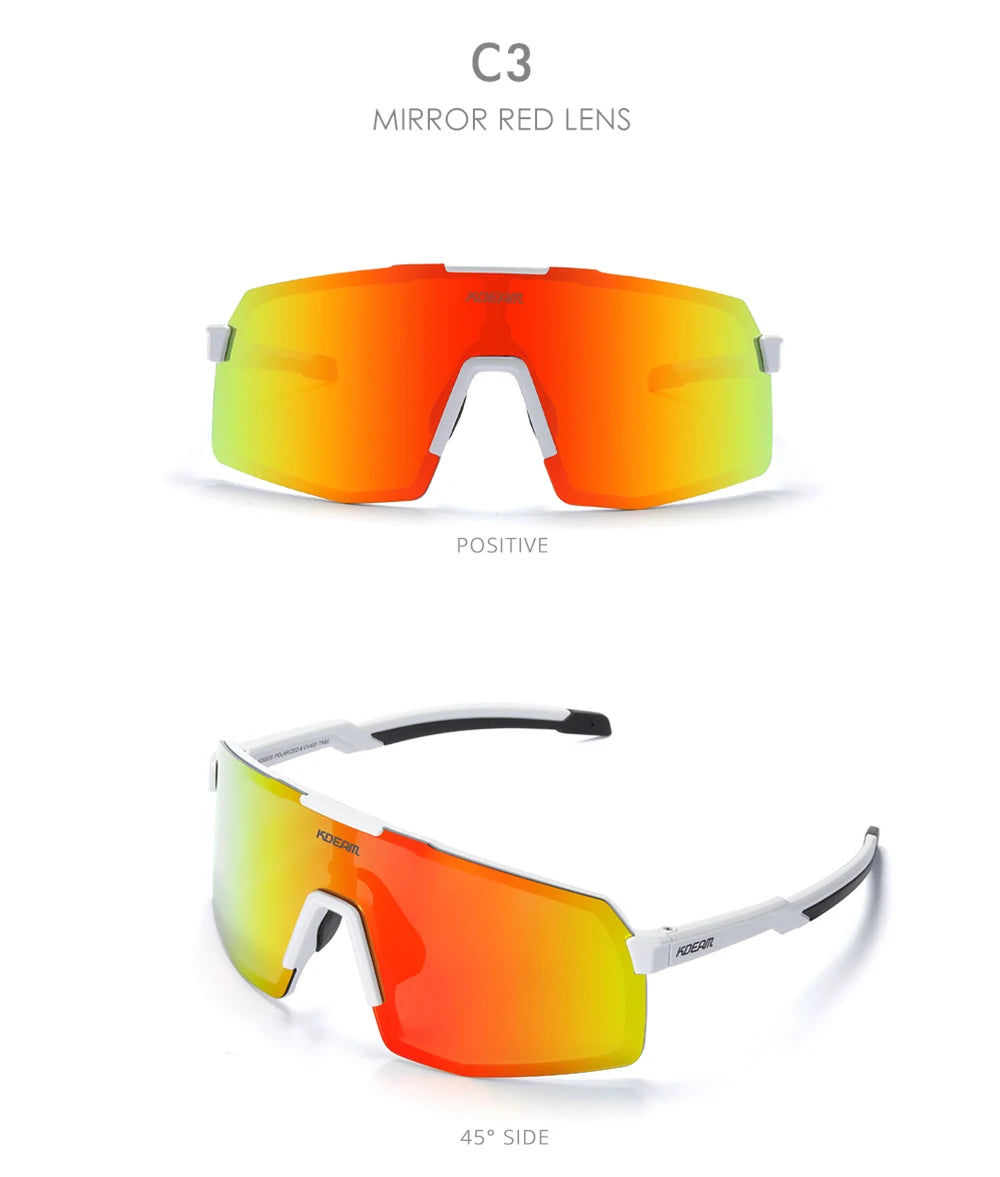 Sonnenbrille Sport TR90 polarisiert UV400 Laufen Angeln Outdoor Herren