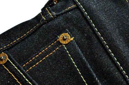 Herren Jeans aus Baumwolle und Leinen im Taper Fit mit 16,5 Unzen