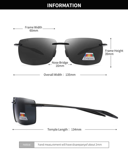 Sonnenbrille Sport TR90 leicht Laufen Fahren Karabiner-Etui Herren