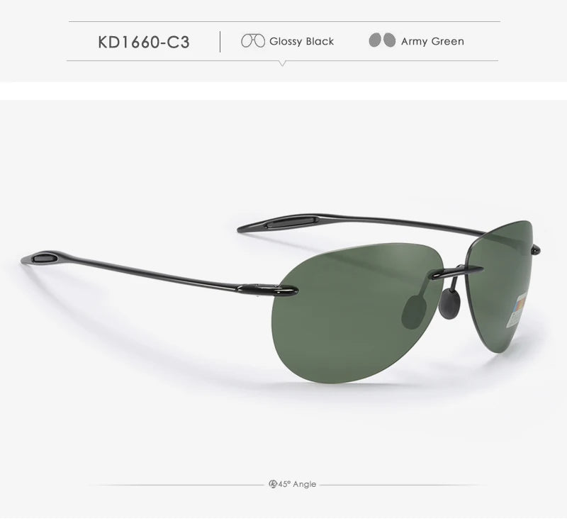 Sonnenbrille Pilot TR90 polarisiert UV400 ultraleicht Luxus Herren