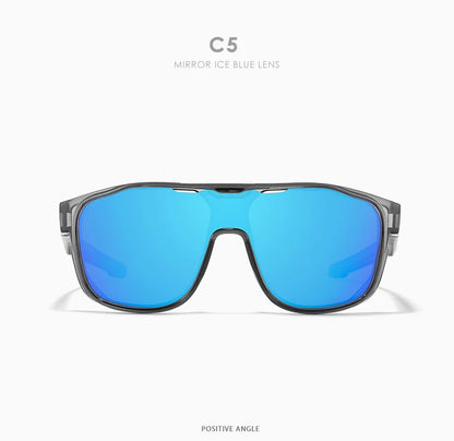 Sonnenbrille Einteiler polarisiert Spiegel winddicht Cat.3 Sport Herren