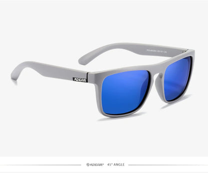 Sonnenbrille quadratisch polarisiert transparent 30 Farben Spiegel Herren