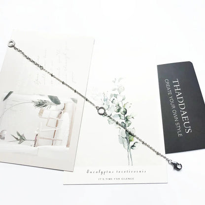 Damen-Armband filigran runde Ösen verstellbar aus Sterlingsilber