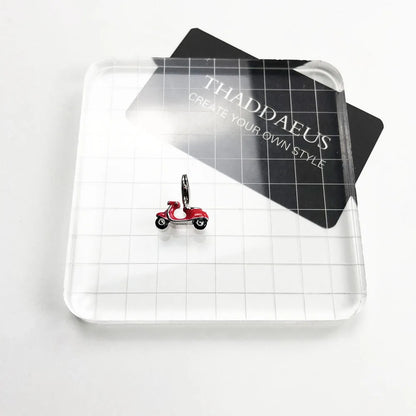Damen-Charm-Anhänger Motorroller Mini Retro aus Sterlingsilber