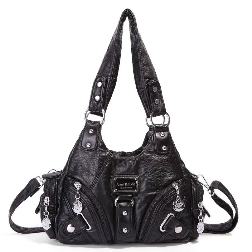 Damen-Handtasche mit Top-Griff und Mehrfachinnenfächern für Alltag und Freizeit Leichtgewichtig