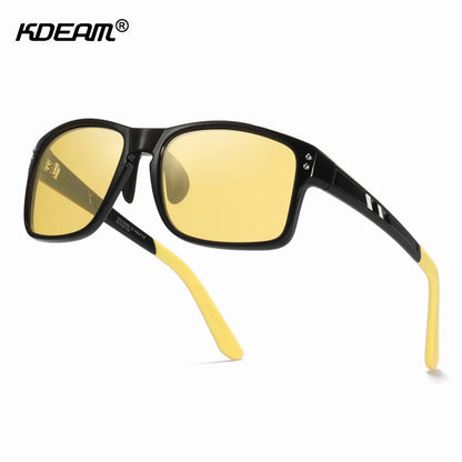 Sonnenbrille Sport TR90 polarisiert rechteckig XL Fahren Damen Herren