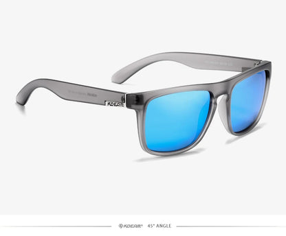 Sonnenbrille quadratisch polarisiert transparent 30 Farben Spiegel Herren