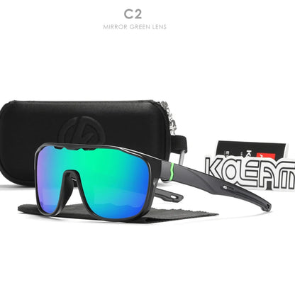 Sonnenbrille Einteiler polarisiert Spiegel winddicht Cat.3 Sport Herren