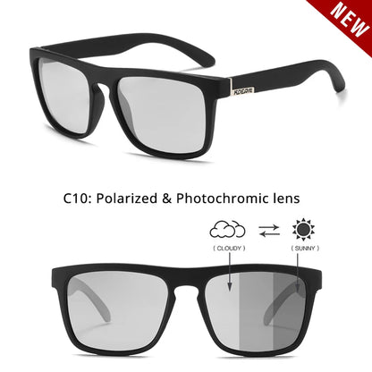 Sonnenbrille polarisiert photochrom Nachtsicht Fahren UV400 Unisex
