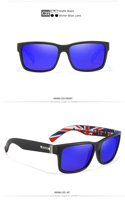 Sonnenbrille Sport polarisiert photochrom Fahren auffällige Farben Hartbox