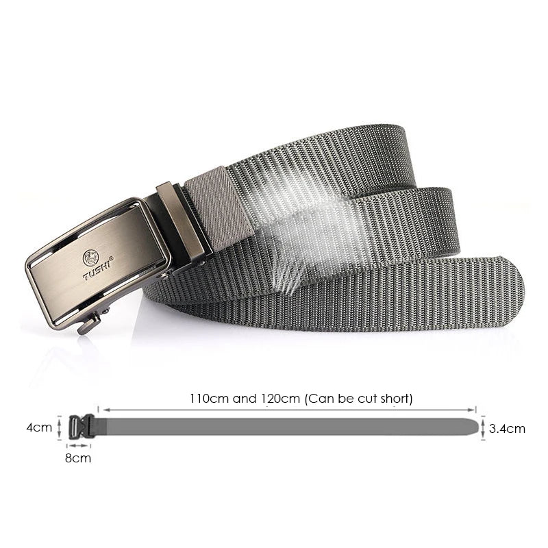 VATLY Tactical Nylon-Gürtel 3,4 cm 1200D mit Automatik-Schnalle Outdoor