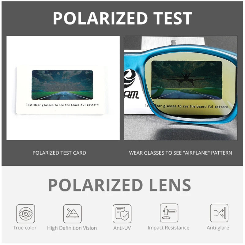 Sonnenbrille Sport polarisiert Surfen Wandern transparent UV400 Unisex