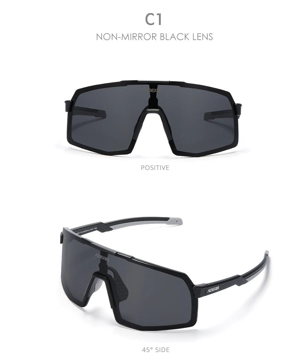 Sonnenbrille Sport TR90 polarisiert UV400 Laufen Angeln Outdoor Herren