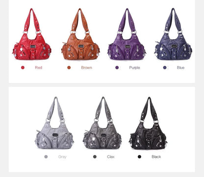 Damen-Handtasche mit Top-Griff und Mehrfachinnenfächern für Alltag und Freizeit Leichtgewichtig