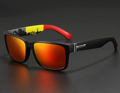 Sonnenbrille Sport polarisiert photochrom Fahren auffällige Farben Hartbox