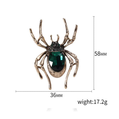 Brosche Spinne Insekt Retro Legierung Kragen Urlaub Zubehör Damen