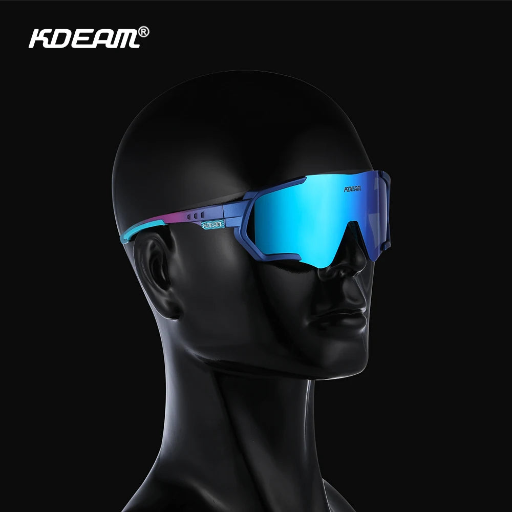 Sonnenbrille Sport TR90 polarisiert Flash-Beschichtung Outdoor Herren