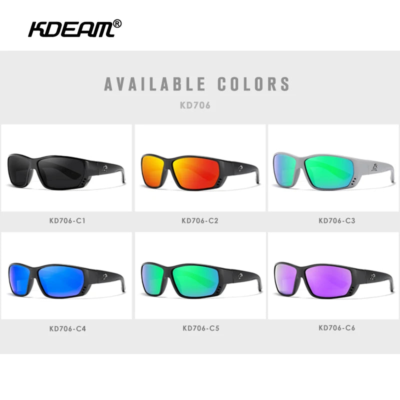 Sonnenbrille Sport TR90 polarisiert UV400 Angeln Outdoor Herren Top-Design