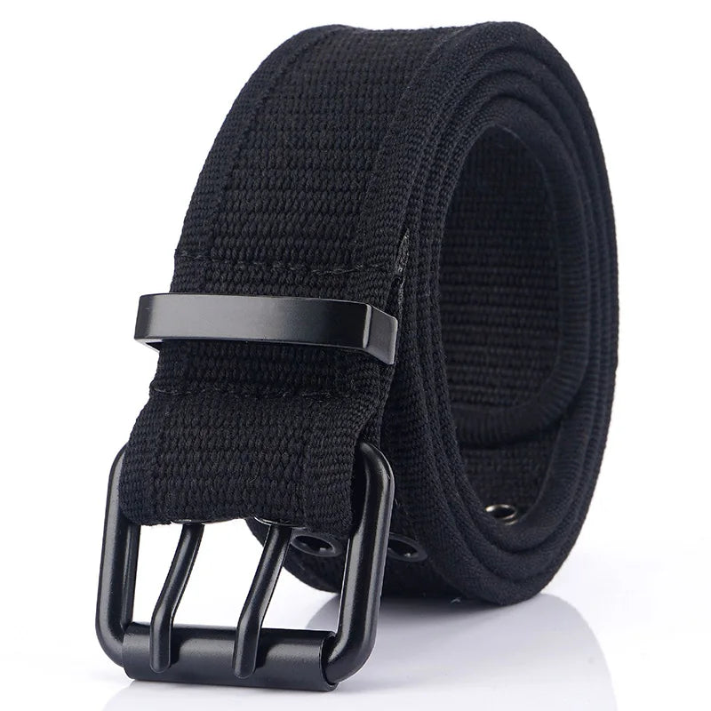 Herren-Gürtel aus Canvas mit 3,8 cm Breite - Geeignet für Wanderungen im Freien, Langlebig
