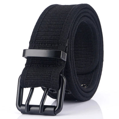 Herren-Gürtel aus Canvas mit 3,8 cm Breite - Geeignet für Wanderungen im Freien, Langlebig
