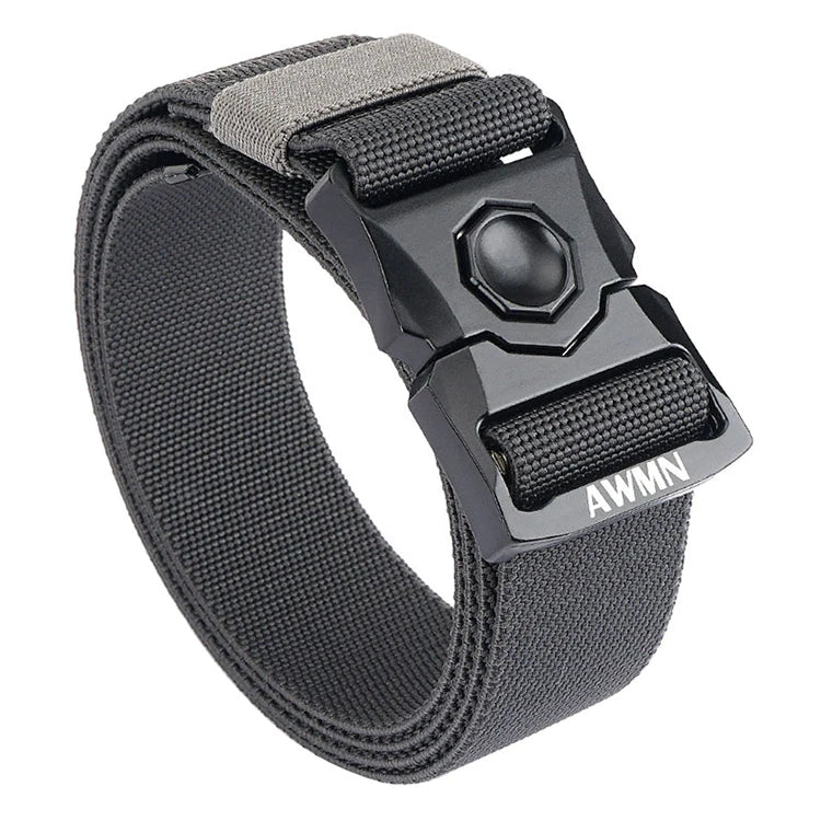 VATLY Taktischer Stretch-Gürtel Herren Nylon mit Zink-Schnellverschluss