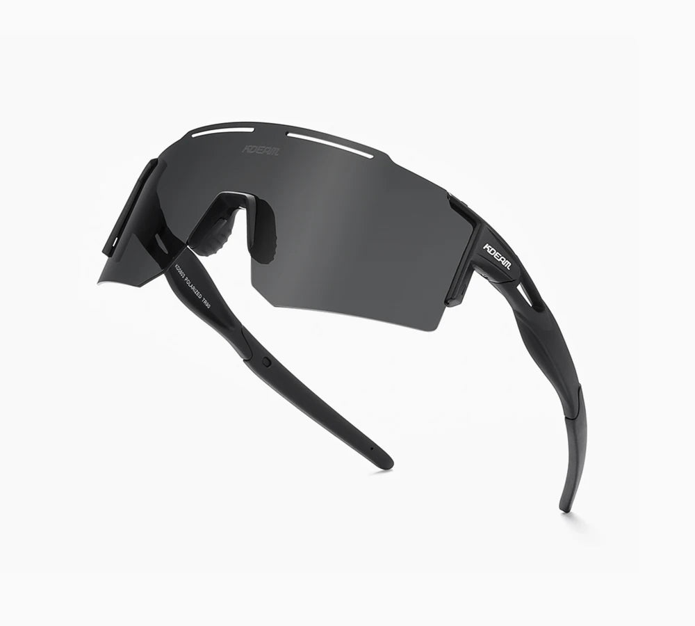 Sonnenbrille Sport TR90 polarisiert 1,2mm Glas Gummisteg winddicht Herren