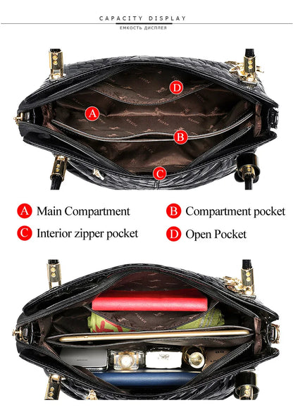 Damen Handtasche aus natürlichem Rindsleder